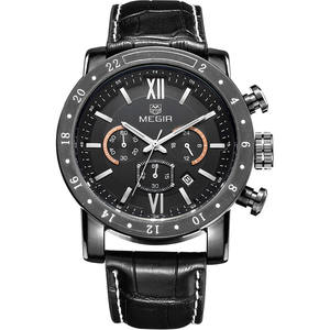 MEGIR <span class=keywords><strong>3008</strong></span> Montre Homme de Haute Qualité Mouvement Quartz Meilleur <span class=keywords><strong>Prix</strong></span> Multifonctionnelle Acier Inoxydable Affichage de la Semaine Boîte de Montre Luxe - Product Image 2