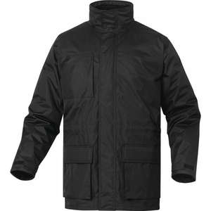 DELTA PLUS-Parka noire en polyester pongé enduit de PVC ISOL2NOTM-M-EAN MW129478 VESTES DE TRAVAIL VESTES D'HIVER SOFTSHELL ET VESTES REMBOURRÉES - Product Image 1