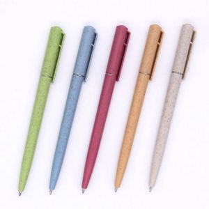 Eco-Friendly Recyclable 1.0Mm Ballpoint Twist <b>Pen</b> for Gift Promotions Custom Brand Black/Blue Ink Oem Printing - Product Image 1