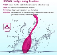 Vibrateur sans fil en silicone rose pour femmes avec 10 modes intenses et télécommande pour flirter en couple
