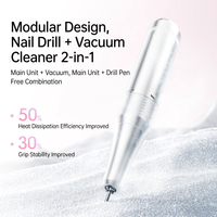 Machine à polir les ongles portable rechargeable personnalisable 35000 tr/min pour salon et manucure à domicile