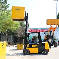 Chariot élévateur électrique 1800kg 2500kg 3000kg Chariot élévateur latéral avec mât et chariot élévateur à roues avec certification