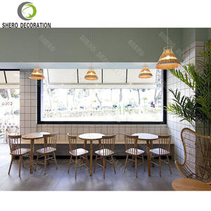 Muebles de Lujo para Cafetería, Barra de Café, Mostrador Comercial para Tienda, Mostrador de Recepción de Mármol Artificial - Product Image 4