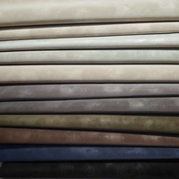 Cuir PU en microfibre imprimé, résistant à l'abrasion, écologique, doux et respirant pour empeignes de chaussures, baskets, vêtements et meubles – Vente en gros