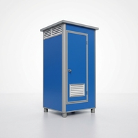 Toilettes portables modernes, pratiques et économiques, écologiques, design durable pour les zones rurales, les parcs, les immeubles de bureaux, les magasins