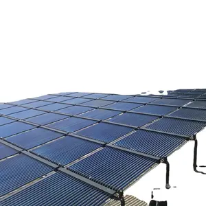 Project Reinforce Frame Parabolic Trough Evacuated Tube Heat Pipe Solar Collector U Pipe Solar Thermal Collector