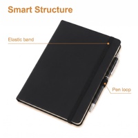 Libreta de Viaje Portátil A5 con Tapa Dura de Cuero PU, Logotipo Personalizado, Regalo Corporativo, Venta al Por Mayor