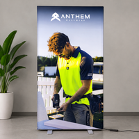Boîte à lumière SEG publicitaire en aluminium pour stand d'exposition, toile de fond modulaire rétroéclairée par LED pour salon professionnel