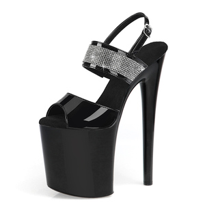 Sandalias de Plataforma Góticas de 20 cm, Estilo Nuevo, para Crossdressing, Abiertas, con Tacón de Aguja, para Pole Dance, Stripper, para Mujer, para Verano, Pasarela - Product Image 2
