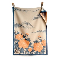 Nouvelle Écharpe Longue Épaisse à Motifs Floraux Style Chinois Vintage, Élégante et Polyvalente, avec Pompons, Chauffe-Cou Imitation Automne, Style Ethnique Musulman