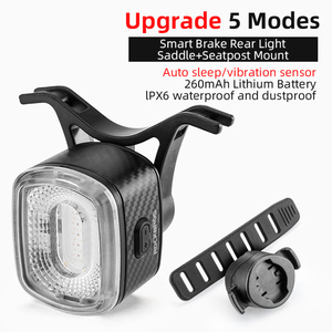 <span class=keywords><strong>ROCKBROS</strong></span> 자전거 브레이크 라이트 Usb 충전식 IPX6 방수 자전거 리어 라이트 - Product Image 2