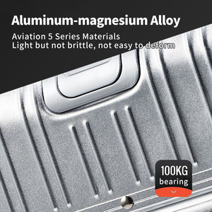 <span class=keywords><strong>Valise</strong></span> de voyage vintage en alliage d'aluminium et de magnésium, unisexe, avec serrure TSA personnalisée, <span class=keywords><strong>roues</strong></span> pivotantes – Fabrication de qualité – Offre spéciale - Product Image 2
