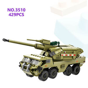 Wange 3510 Equipment Tank DANA M2 MOC Model Educational Assemble Building Block <b>Toy</b> Set Ornaments Kids Boy <b>Toy</b> Gift Wholesale - Product Image 1
