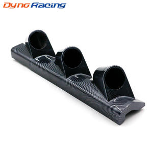 Soporte de Panel de Instrumentos de Carreras de Tres Orificios de Fibra de Carbono Negra de 52 mm, Panel de Modificación de Automóviles con Volante a la Derecha, Kits de Panel de Marco de Tablero - Product Image 5