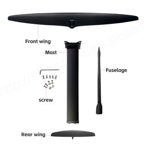 GING ART 1401เสาคาร์บอนประสิทธิภาพสูง, อุปกรณ์เสริมปีกด้านหน้าไฮโดรฟอยล์สำหรับกีฬาทางน้ำ - Product Image 6