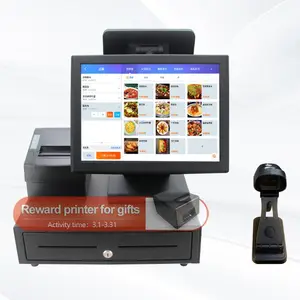 15 inch touch screen pos machine all in one cheap pos machine price