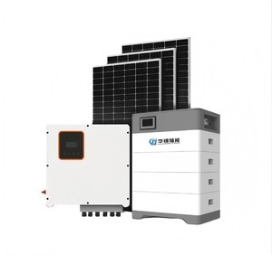Kit de Sistema Solar Doméstico Huajin, Sistema de Energía Solar Híbrido de 10kW-20kW, Batería de 10kWh-40kWh, Sistema CAN Todo en Uno Portátil - Product Image 1