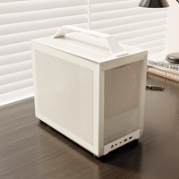 Boîtier PC Mini ITX avec support de radiateur de 240mm, format A4 compact, compatible triple GPU