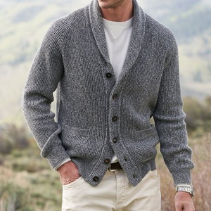 Suéter de manga larga para hombre, suéter de punto con botones para hombre - Product Image 6