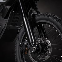 Moto électrique tout-terrain de luxe 96V avec roues à rayons de 21/19 pouces, vélo enduro pour adultes pour les aventures hors route