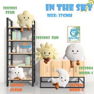 <span class=keywords><strong>2025</strong></span> Bán Chạy Nhất Bầu Trời Loạt Mặt Trời Sao Unisex Đồ Chơi Sang Trọng Dài Mềm Vải Động Vật PP Bông Làm Bằng Tay Cho Các Bên-Bán Buôn - Product Image 6