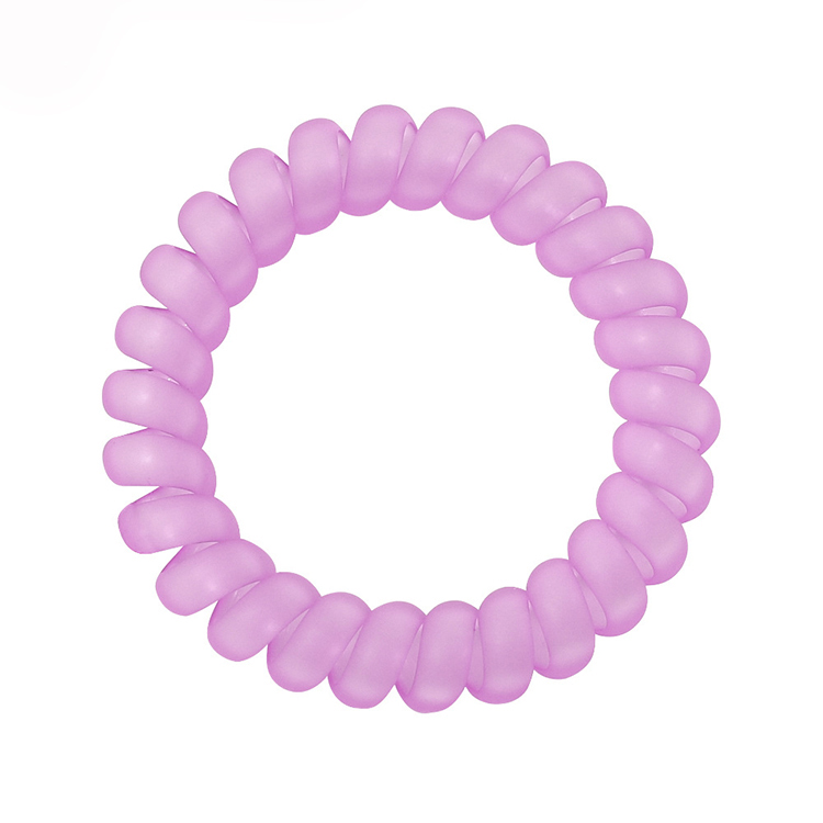 Японское и южнокорейское супер прозрачное матовое эластичное кольцо для телефона женская простая резинка для волос карамельных цветов