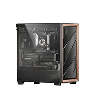 Boîtier de jeu Antec Flux Pro Micro ATX en plastique et alliage d'aluminium, tour moyenne avec verre trempé ITX/MATX en stock