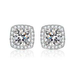 Boucles d'oreilles pendantes scintillantes en zircon cubique, en acier inoxydable plaqué or, hypoallergéniques, de luxe, pour femmes, pour les fêtes, le quotidien, cadeau - Product Image 1