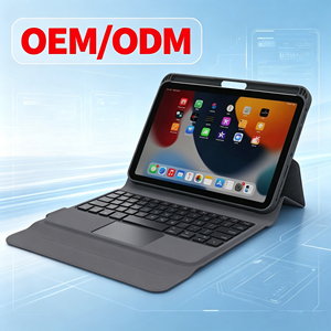 Étui Clavier Tactile <span class=keywords><strong>Folio</strong></span> pour iPad Mini 6ème Génération 2021 avec Trackpad Rétroéclairé RGB et Emplacement pour Crayon Nouveau USB HL100mini6 - Product Image 1
