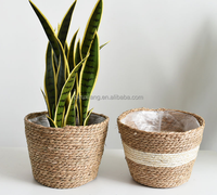 Macetas de madera con forma rectangular, valla de madera para plantas