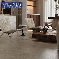 Carreaux de sol en céramique mate texturée à grain sec, épaisseur 10 mm, 600x1200 mm, antidérapants, style Wabi-sabi, vintage, pose sans joint, pour salon