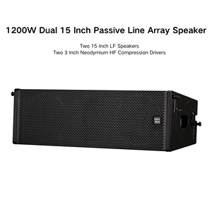 Dual <span class=keywords><strong>15</strong></span> pulgadas bidireccional 1200W <span class=keywords><strong>Line</strong></span> <span class=keywords><strong>Array</strong></span> Audio profesional Pequeño altavoz de concierto de escenario - Product Image 3