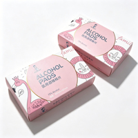 Boîtes en carton blanc double paroi haut de gamme personnalisées avec fermeture automatique du fond, carton pliable rose pour l'emballage de crème pour le visage et de crème pour les yeux