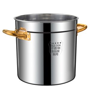 Casserole multifonctionnelle à double anse <span class=keywords><strong>en</strong></span> acier inoxydable 304 pour cuisinière à induction, avec marquages de mesure - Product Image 5