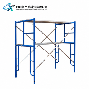 Sistema di Ponteggi Industriali in Acciaio Zincato <span class=keywords><strong>con</strong></span> Gambe <span class=keywords><strong>Regolabili</strong></span> per Lavori Edili e di Ristrutturazione, Antiruggine - Product Image 1