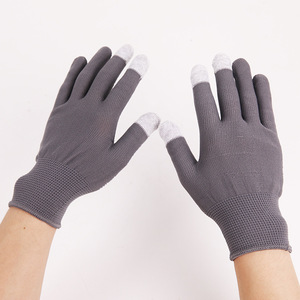 Touchscreen Gloves <b>Half</b> Finger Polyester Unisex Outdoor Summer Riding Non <b>Slip</b> Construction Use - Product Image 3