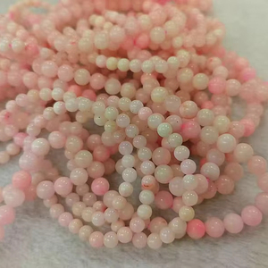 Natural Charm Gemstone Pink Mangano Calcite 6m 8m <strong>10mm</strong> Round Loose Stone <strong>Beads</strong> Bracelet for Jewelry Making - Product Image 1