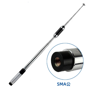 Émetteur-récepteur radioamateur UHF/VHF 144/430 MHz BaoFeng SAM-Male avec antenne RF télescopique extensible à gain élevé de 35 pouces - Product Image 2