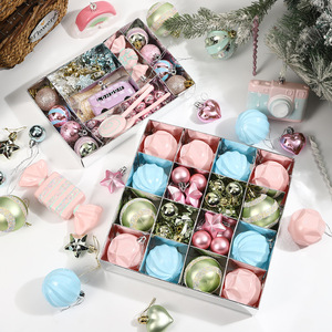 DAMAI Macaron Candy Christmas Tree Decoration Irregular Ball Ornaments Christmas Tree Ball Ornament Set Christmas Balls Sets - Product Image 1