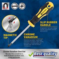 Jeu de tournevis magnétiques avec embouts multi-spécifications, étui portable, pour réparation industrielle, bricolage et usage domestique professionnel