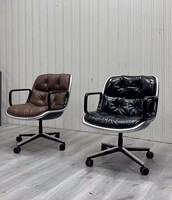 Tables et chaises de bureau pivotantes et réglables en hauteur en cuir de style médiéval moderne Runxi Furniture