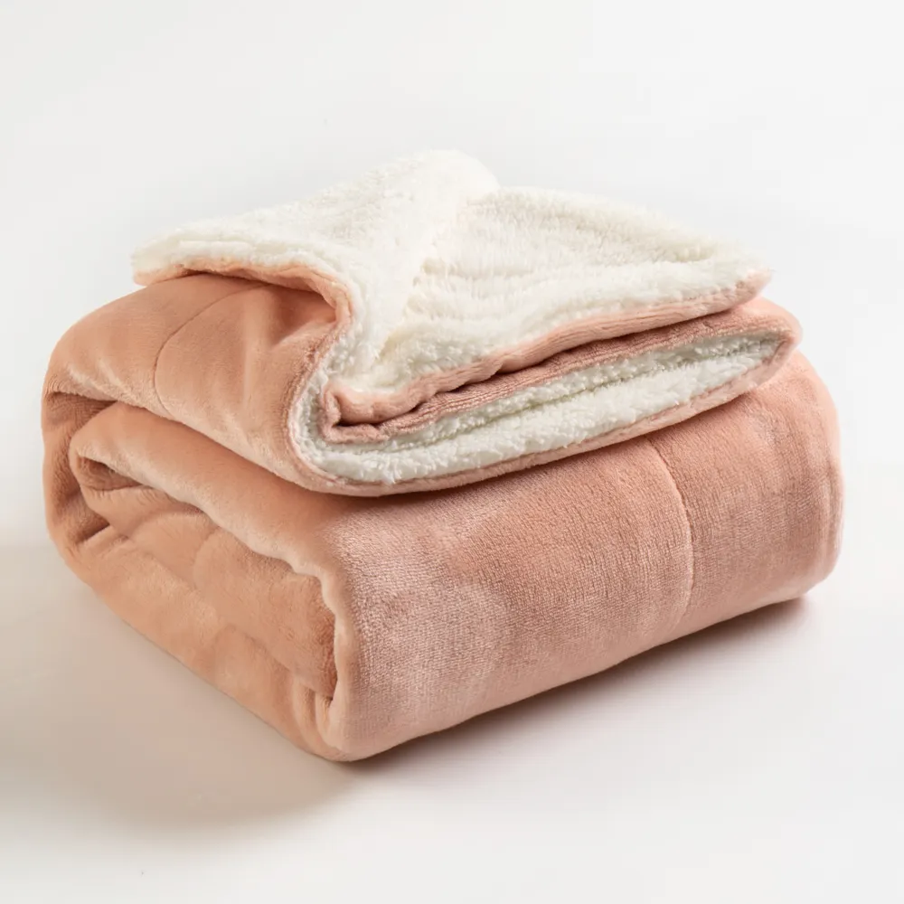 गर्म शेरपा ऊन फेंक कंबल, हैप्पी मातृ दिवस माँ भालू कंबल सर्दियों कंबल
