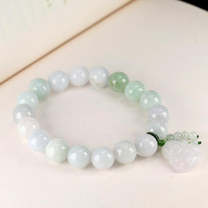Naturel a Cargo Jade Pied Pi Xiu Bracelet 10Mm Jade Perles Rondes Femmes Pendentif Bracelet Ventes Directes D'usine - Product Image 3