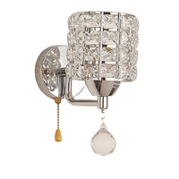 Lumière murale LED minimaliste à capteur, cristal blanc chaud 2700K, dimmable, étanche, pour escalier, couloir, livraison directe d'usine