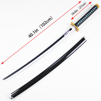 Pas cher ninja arme sécurité bambou katana épée jouet pour Tokitou Muichirou cosplay