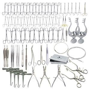 Comprehensive Basic Craniotomy & Laminectomy Surgical Orthopedic Spinal <b>Instrument</b> Set 78 Piece Professional <b>Neurosurgery</b> Kit - Product Image 1