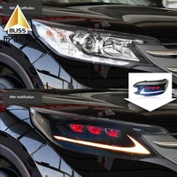 Kit de phares de conversion TQD31 avec projecteurs LED pour voitures, couvercles de phares pour Honda CRV 2012-2014