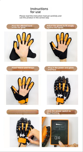 Guanto Multifunzionale per Riabilitazione di Gomito e <span class=keywords><strong>Braccio</strong></span>, per Ictus, Emiplegia, <span class=keywords><strong>Infarto</strong></span> Cerebrale, Allenamento di Flessione ed Estensione - Product Image 5