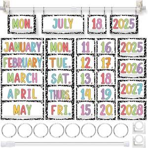 Planificateur mural en papier personnalisé 1 couleur, 12 mois, impression sérigraphique écologique, pour la maison et le bureau, accessoires de bureau 2026, haut de gamme - Product Image 4