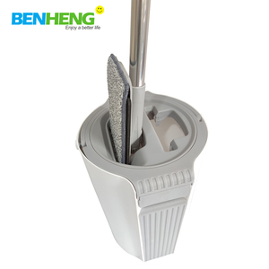 <span class=keywords><strong>Fregona</strong></span> plana ajustable giratoria de 360 grados BENHENG con <span class=keywords><strong>cubo</strong></span> - Product Image 2